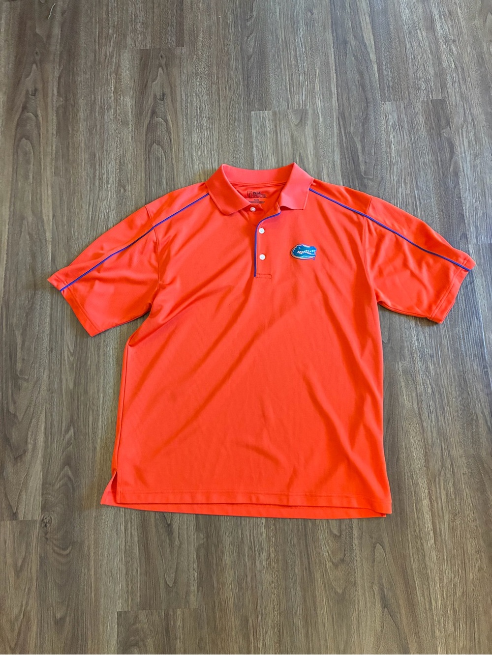 Florida Gators Athletic Golf Polo Shirt Orange Men’s Medium Drifit PGA Tour